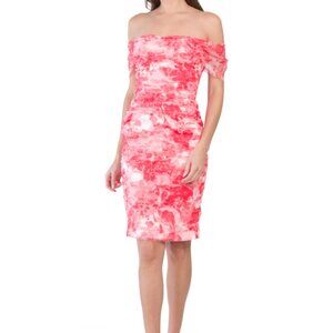New with Tags Teri Jon Rickie Freeman Coral Tulle Dress - Size 4
